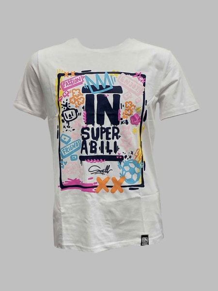 IN SUPER EMOTIONS – T-SHIRT BIANCO UOMO [RIGENERATO]